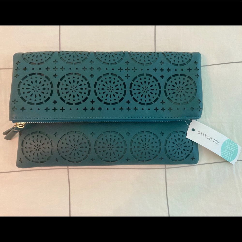 Teal Green Clutch